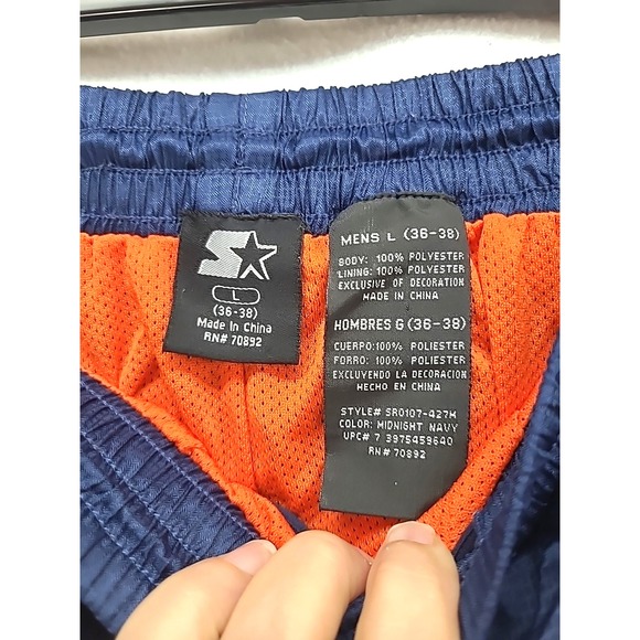 Starter Mens Lg Track Parachute Pants‎ Running Athletic - Picture 3 of 9